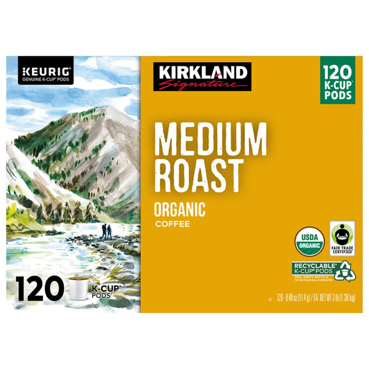 KS Medium Roast Coffee K Cups 120ct